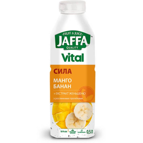 Jaffa 0,5 л напиток с соком Power «Манго + Банан + Протеин»