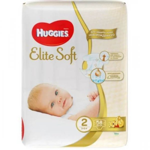 HUGGIES Elite Soft підгуз jumbo 2 58x2