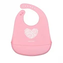 Слинявчик Canpol babies Pastel силіконовий з кишенькою, 74/024