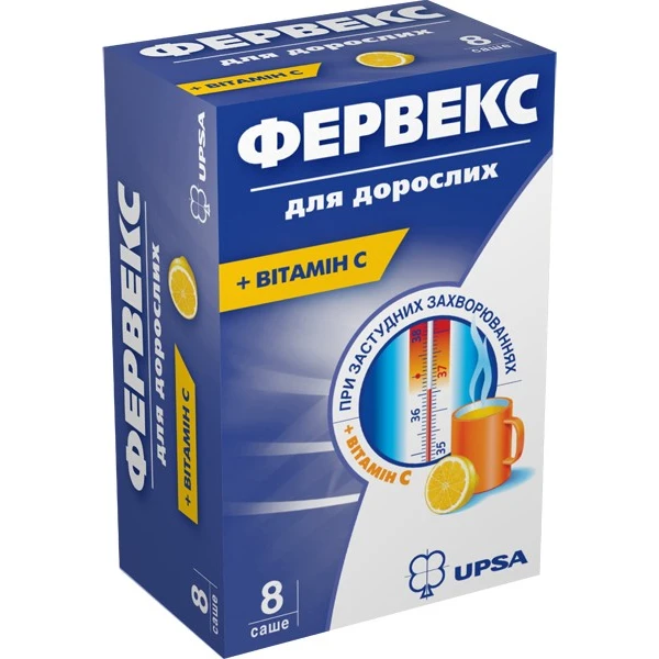Фервекс для дорослих порошок д/ор. р-ну №8 у саше