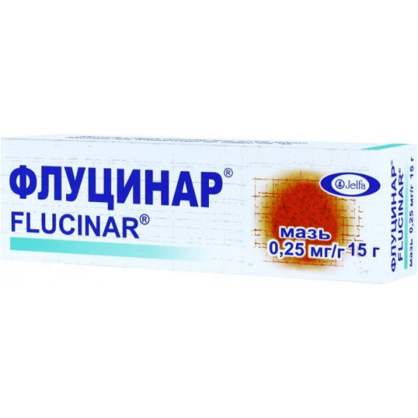 Флуцинар мазь 0.25 мг/мл по 15 г у тубах