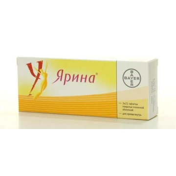 Ярина таблетки, в/о №21