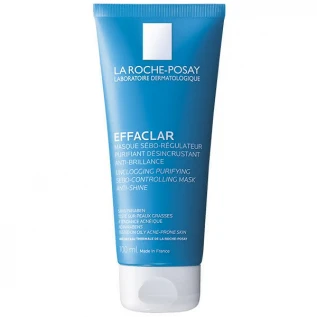Маска для обличчя La Roche-Posay Effaclar очищуюча, себорегулююча, для жирної, проблемної шкіри, 100