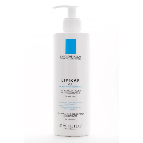 Молочко для тіла La Roche-Posay Lipikar ліпідовідновлююче, для сухої та дуже сухої, 400 мл