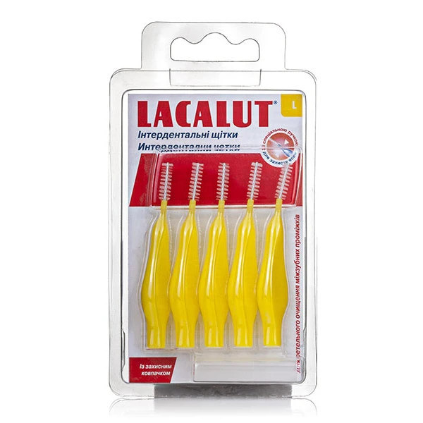 Інтердентальні щітки Lacalut Interdental L, 5 штук