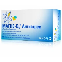 Магне-В6 антистрес таблетки, в/плів. обол. №60 (20х3)