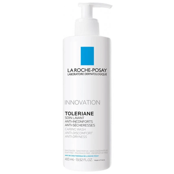Крем-гель La Roche-Posay Toleriane очищуючий, для чутливої шкіри, зменшуючий відчуття сухості, 400 м