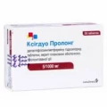 Ксігдуо пролонг таблетки, в/плів. обол., прол./д. по 5 мг/1000 мг №28 (7х4)