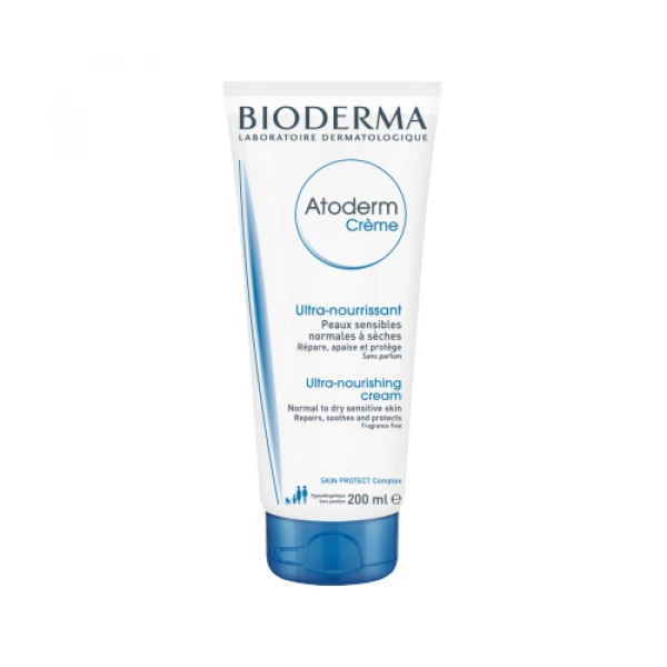 Крем Bioderma Atoderm для сухої атопічної шкіри, для обличчя та тіла, 200 мл