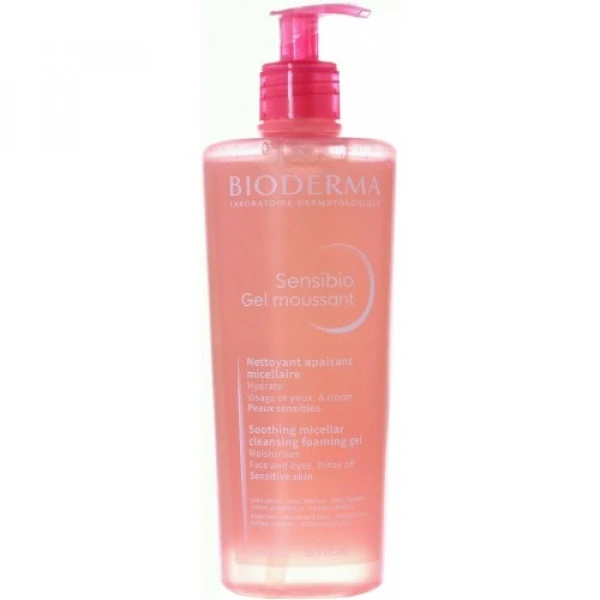 Гель Bioderma Sensibio очищуючий для обличчя, 500 мл