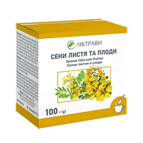 Сени листя та плоди різ.-прес. по 100 г у пач. з внут. пак.