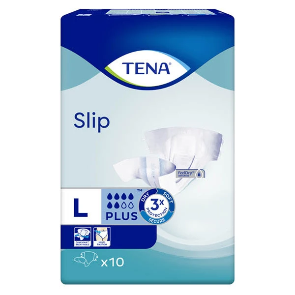 Підгузки для дорослих Tena Slip Plus Large, 10 штук
