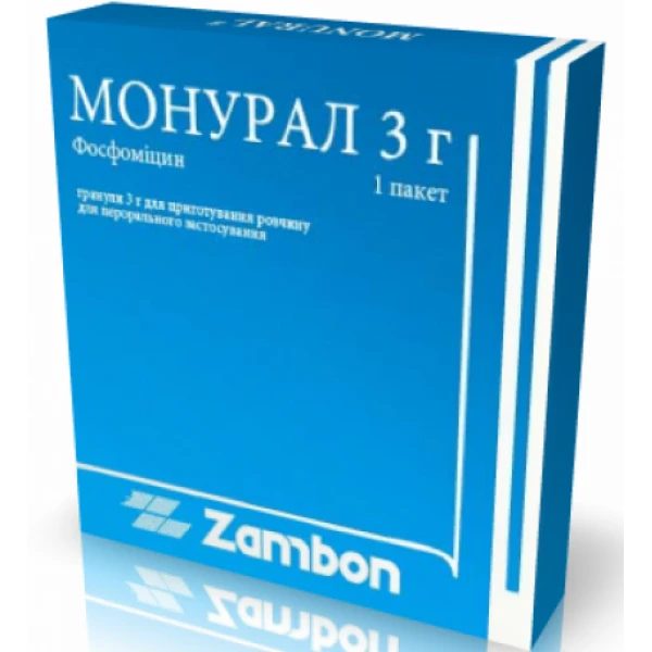 Монурал гранули д/ор. р-ну по 3 г у пак.