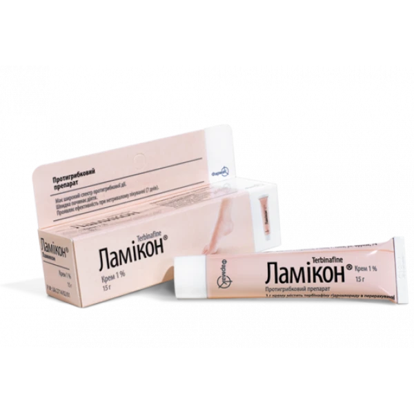 Ламікон крем 1 % по 15 г у тубах