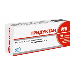 Тридуктан МВ таблетки, в/плів. обол., з модиф. вивіл. по 35 мг №60 (10х6)
