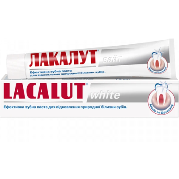 Зубна паста Lacalut White, 75 мл