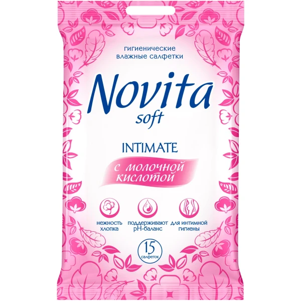 Novita Волога серветка "Intimate Soft"