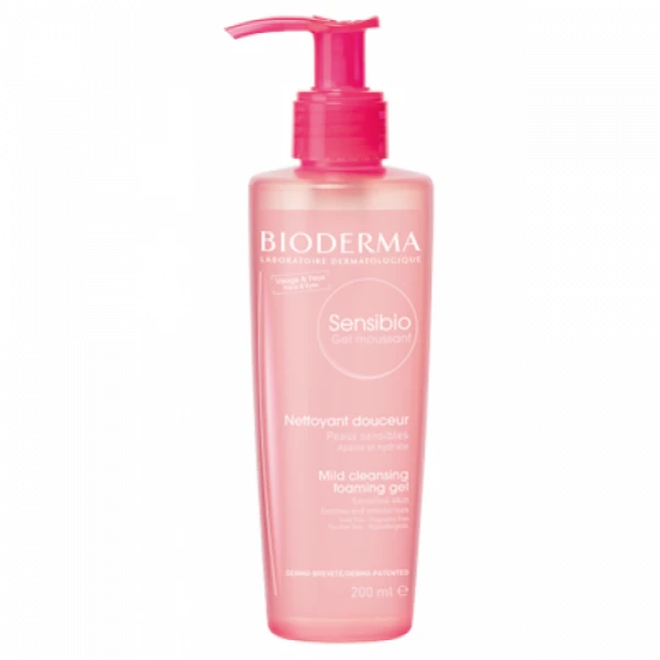 Гель Bioderma Sensibio очищуючий для обличчя, 200 мл